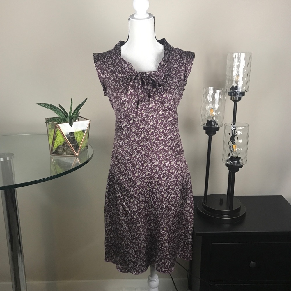 Silk Club Monaco Medium Length Dress - Small